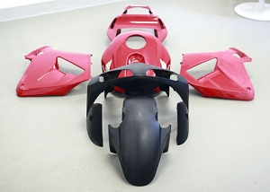 Teilfolierung Motorradteile
