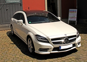 Mercedes CLS Teilfolierung