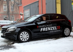 Mercedes A Klasse, Teilfolierung, Werbung