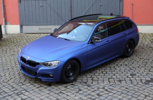 BMW M3 Touring, Vollfolierung, Teilfolierung