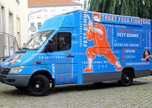 Food-Truck Designfolierung