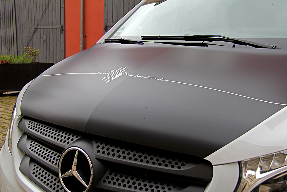 Mercedes V-Klasse - Teilfolierung