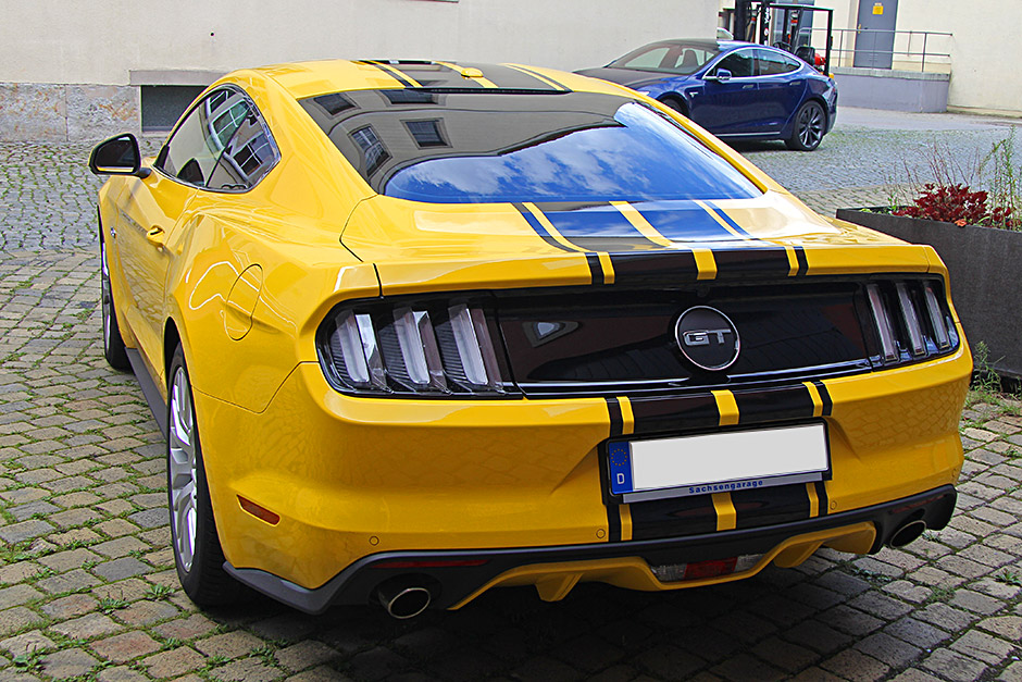 Mustang GT Teilfolierung